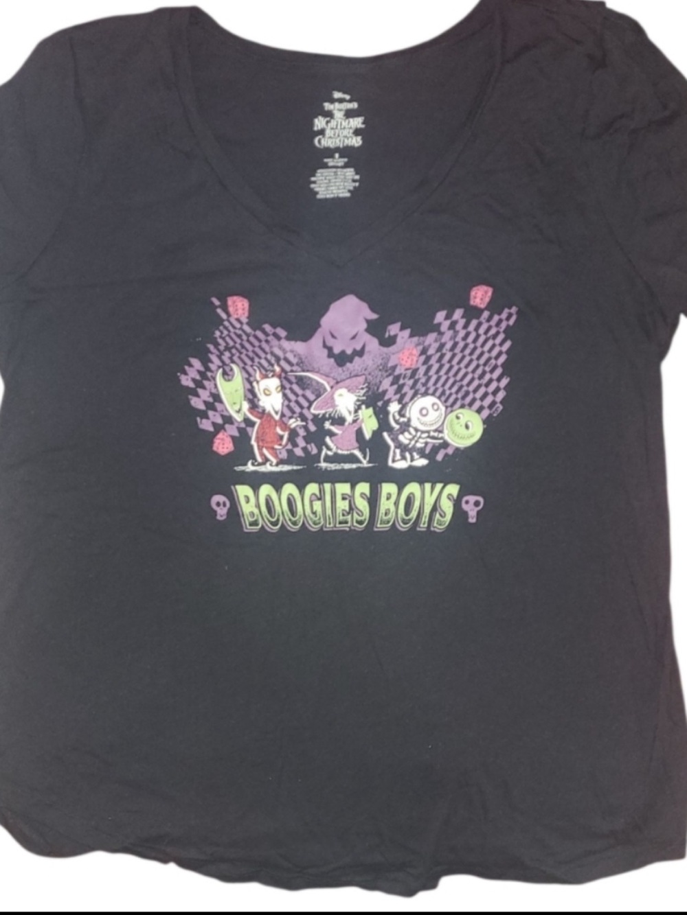 Torrid Women’s Black 'Boogies Boys' Graphic Short Sleeve Tee Size 1 = 14W torrid - Picture 5 of 5